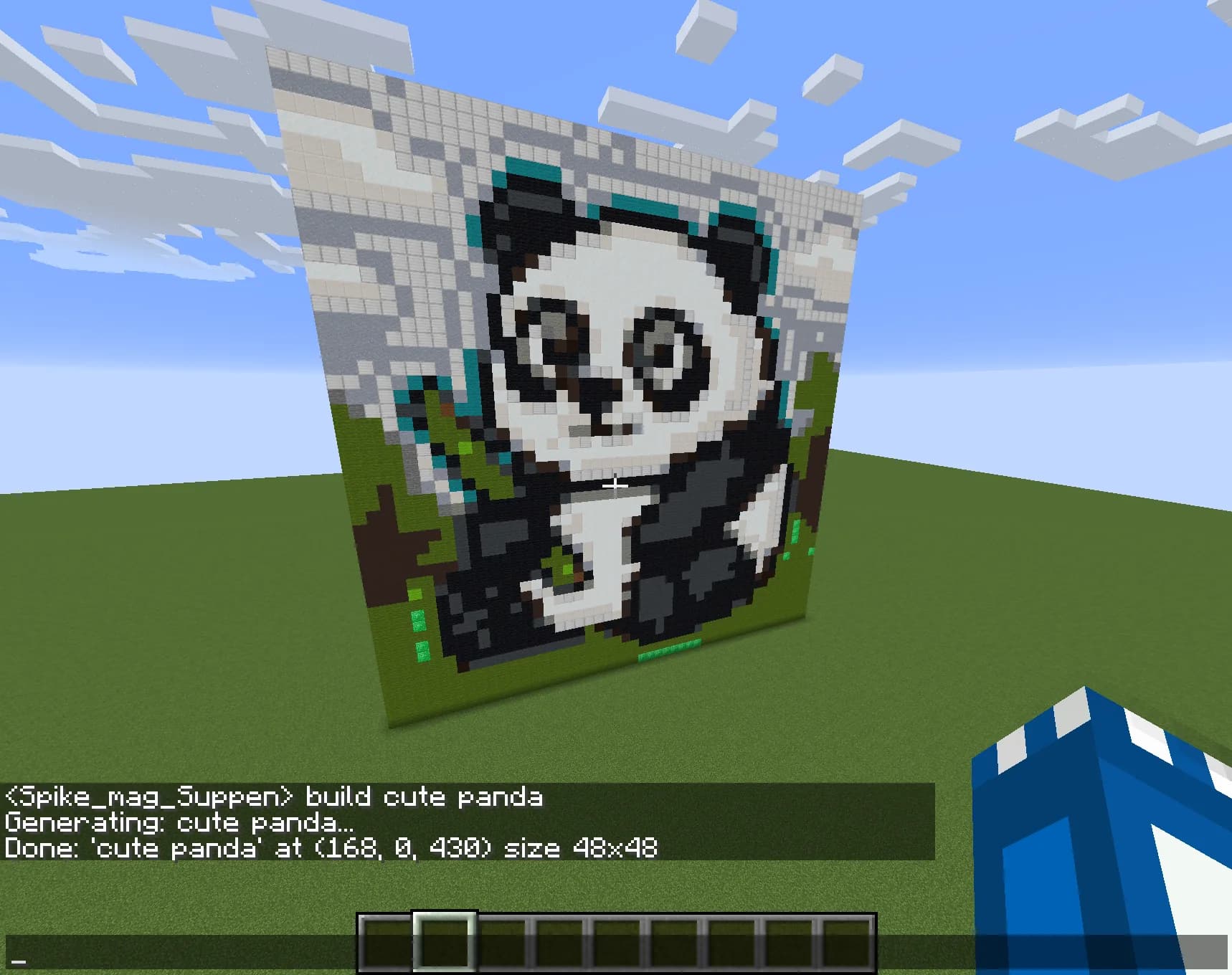 Проект ученика «AI Pixel Art Builder для Minecraft»